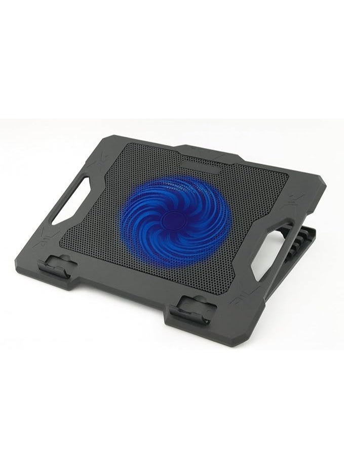 Gamma GT-89 Laptop Cooling Fan - 17 Inch Large Fan 140mm Quiet - Five Angles Ergonomic Design with LED Light - Compatible with Various Devices - Image 1